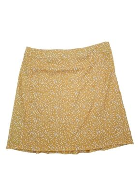 Ripskirt Hawaii Wrap Skirt  Medium Length 2 Yellow White Coverup Beach Swim